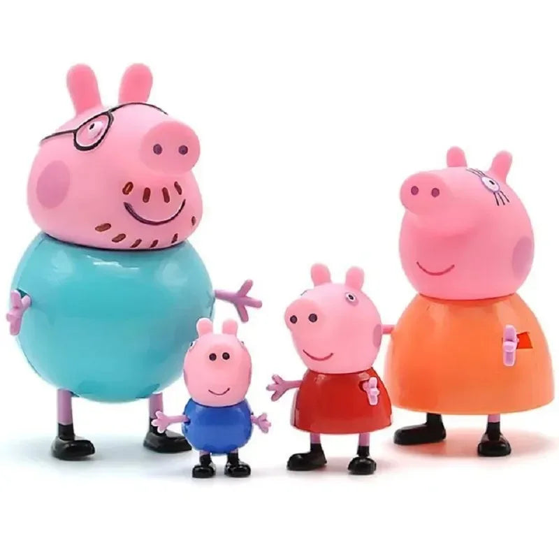 Kit Bonecos Peppa Pig 4 Peças