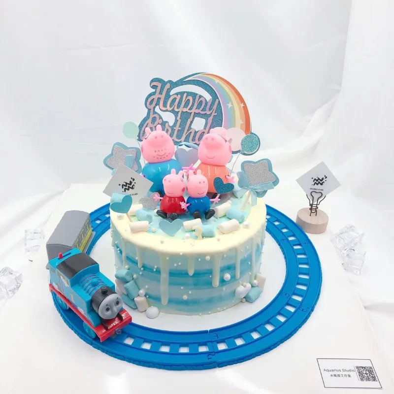 Kit Bonecos Peppa Pig 4 Peças