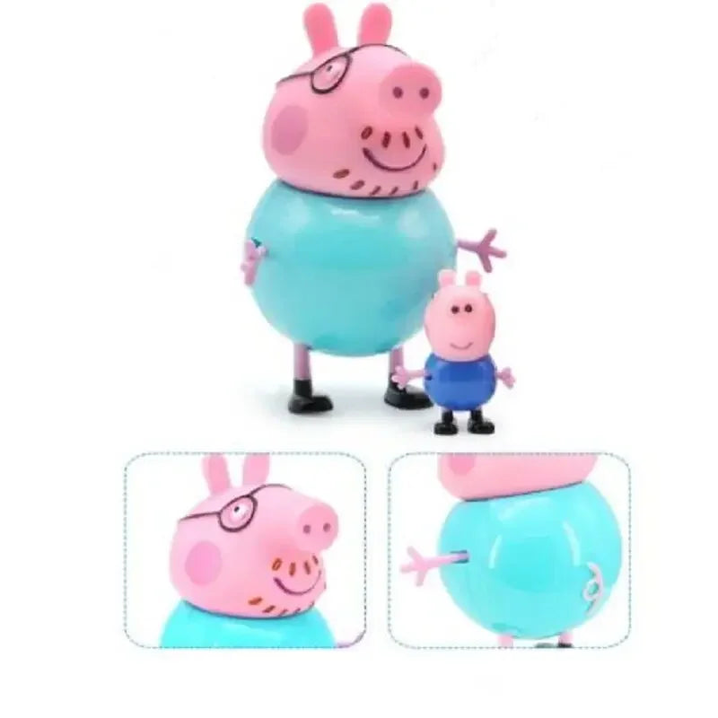 Kit Bonecos Peppa Pig 4 Peças